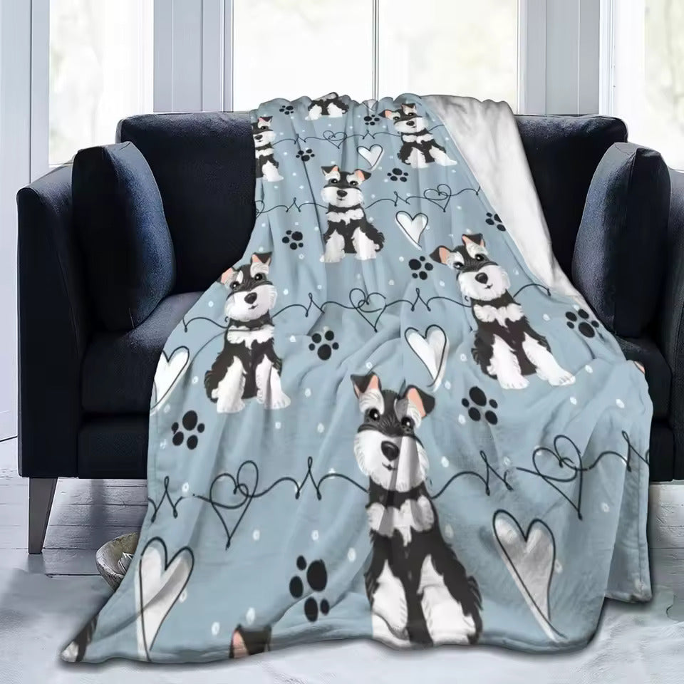 Miniature Schnauzer Throw Blanket