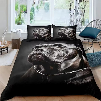 Bulldog & French Bulldog Duvet Cover Set