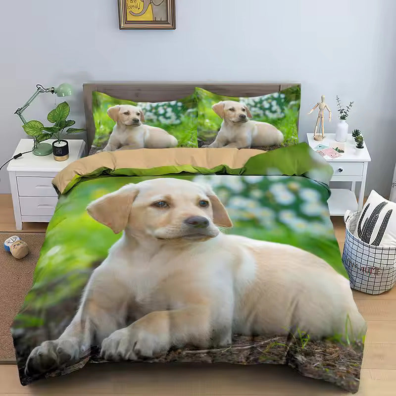 Golden Retriever & Labrador Duvet Cover Set