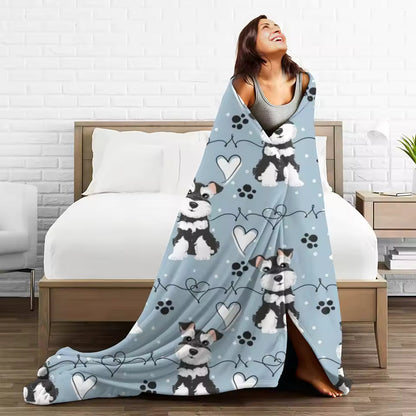 Miniature Schnauzer Throw Blanket