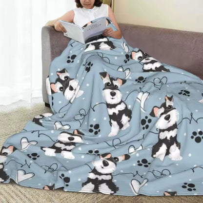 Miniature Schnauzer Throw Blanket