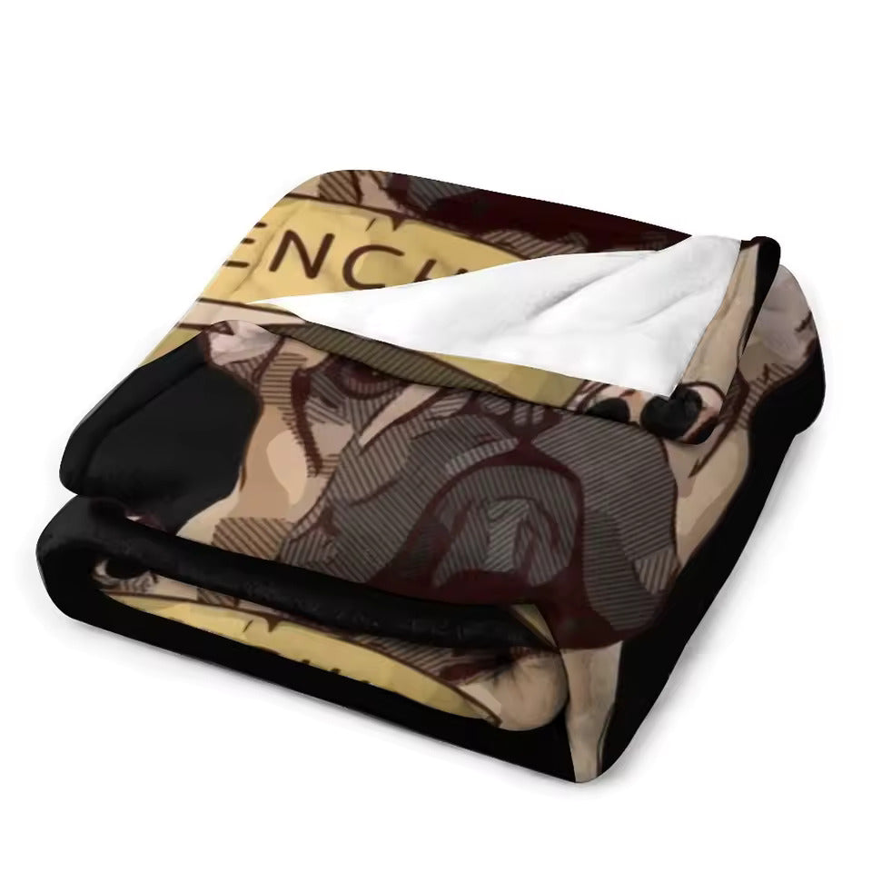 Frenchie Mother Throw Blanket